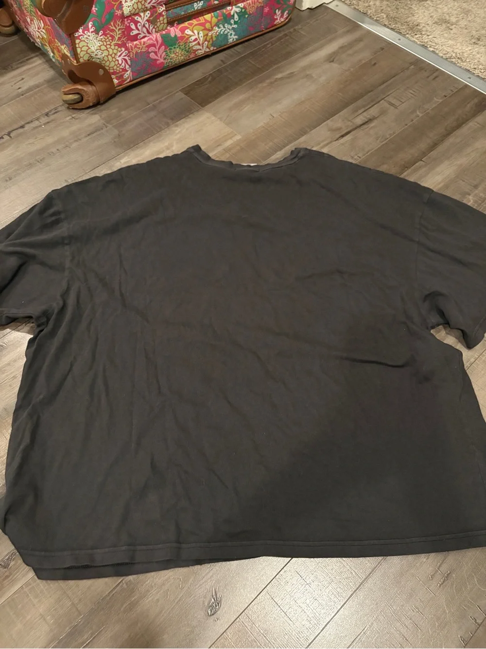 Champion Short Sleeve Crewneck Tee in Black - Picture 4 of 4